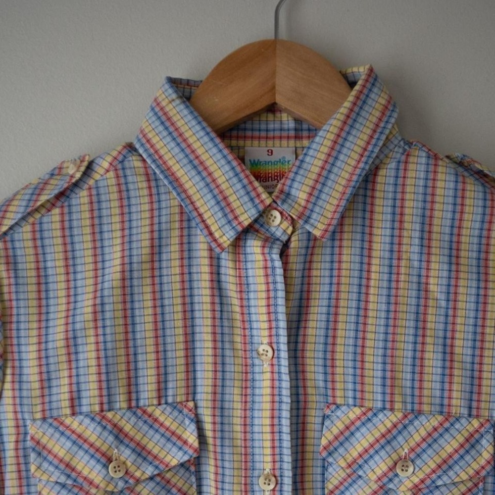 Vintage Wrangler Junior's Western Button-Down NWT Size Small - Picture 2 of 8